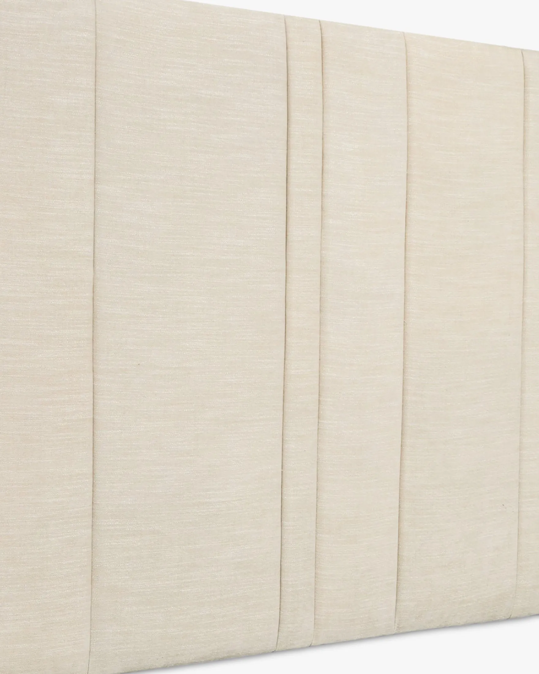 Tête-de-lit crème vanille avec rangements bois, 160x200 Infinity