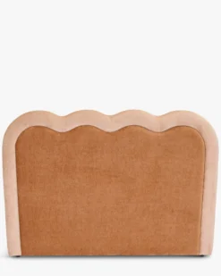 Tête de lit, Marron peluche & Rose peluche, L185 Oceano