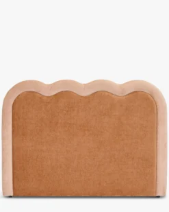 Tête de lit, Marron peluche & Rose peluche, L185 Oceano