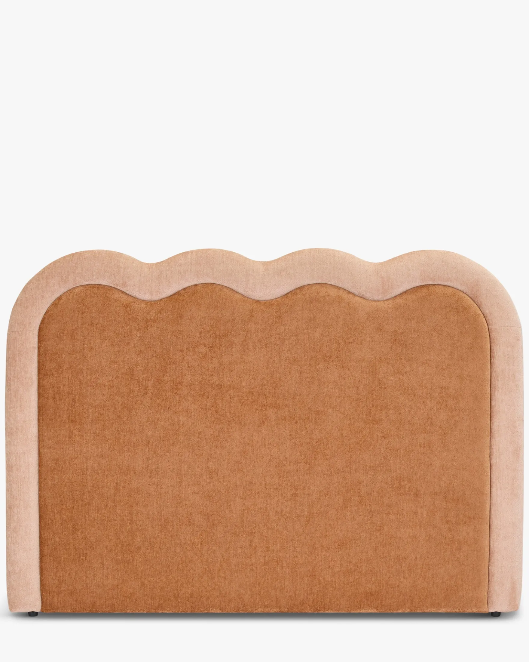 Tête de lit, Marron peluche & Rose peluche, L185 Oceano
